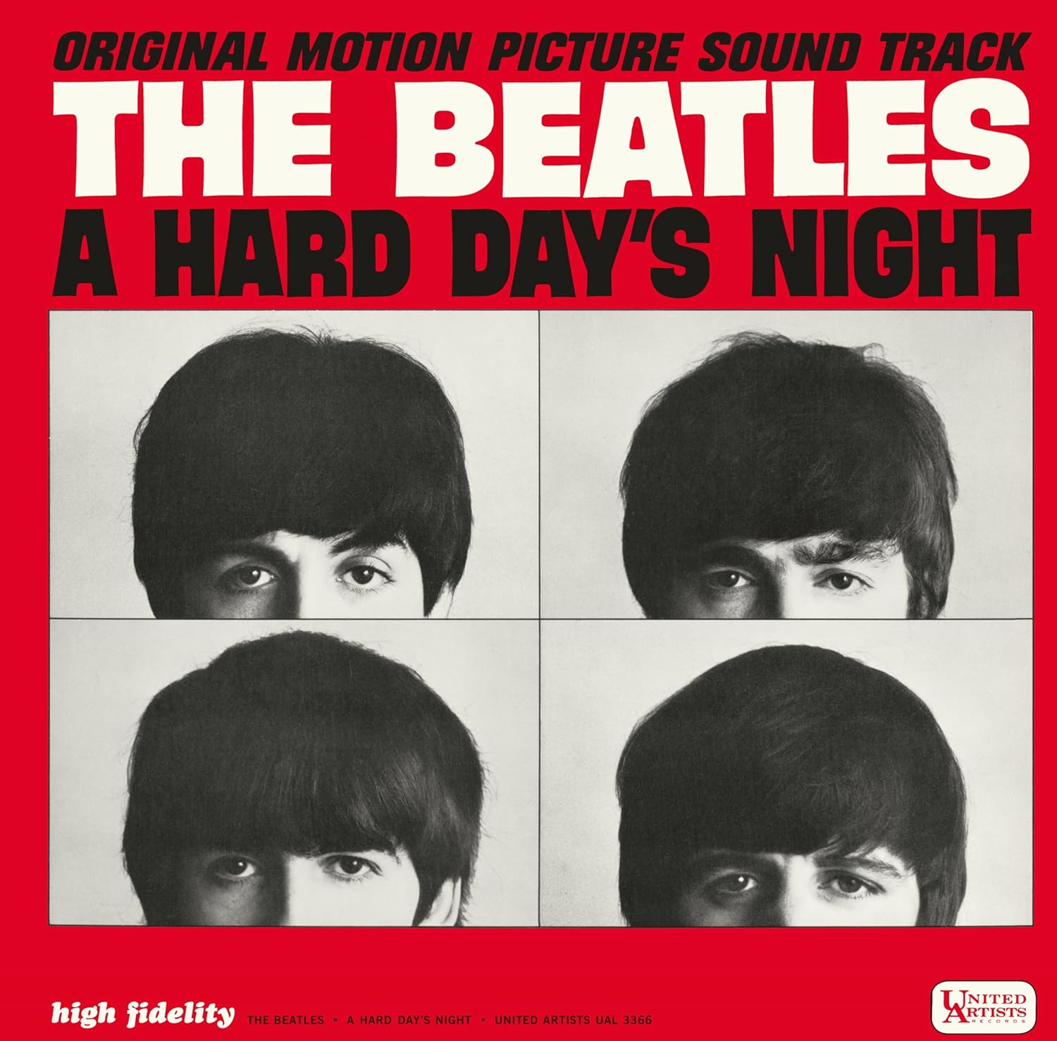 Copertina Vinile 33 giri A Hard Day’s Night di The Beatles