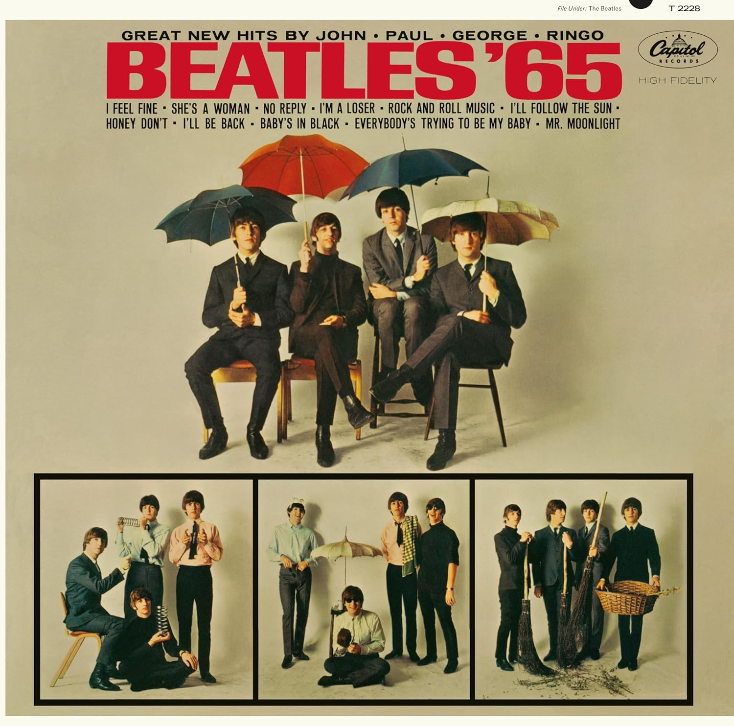 Copertina Vinile 33 giri Beatles 65 di The Beatles