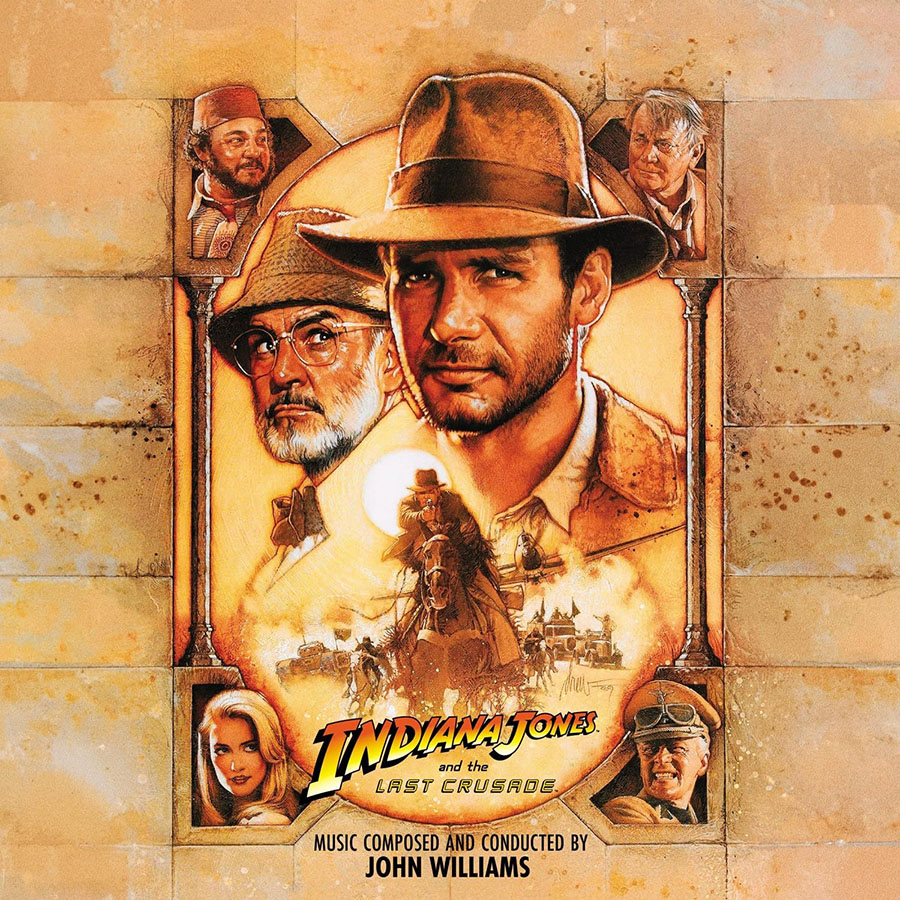 Copertina Vinile 33 giri Indiana Jones e l'Ultima Crociata di John Williams