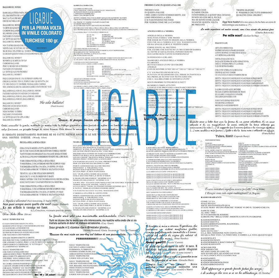 Copertina Vinile 33 giri Ligabue di Ligabue