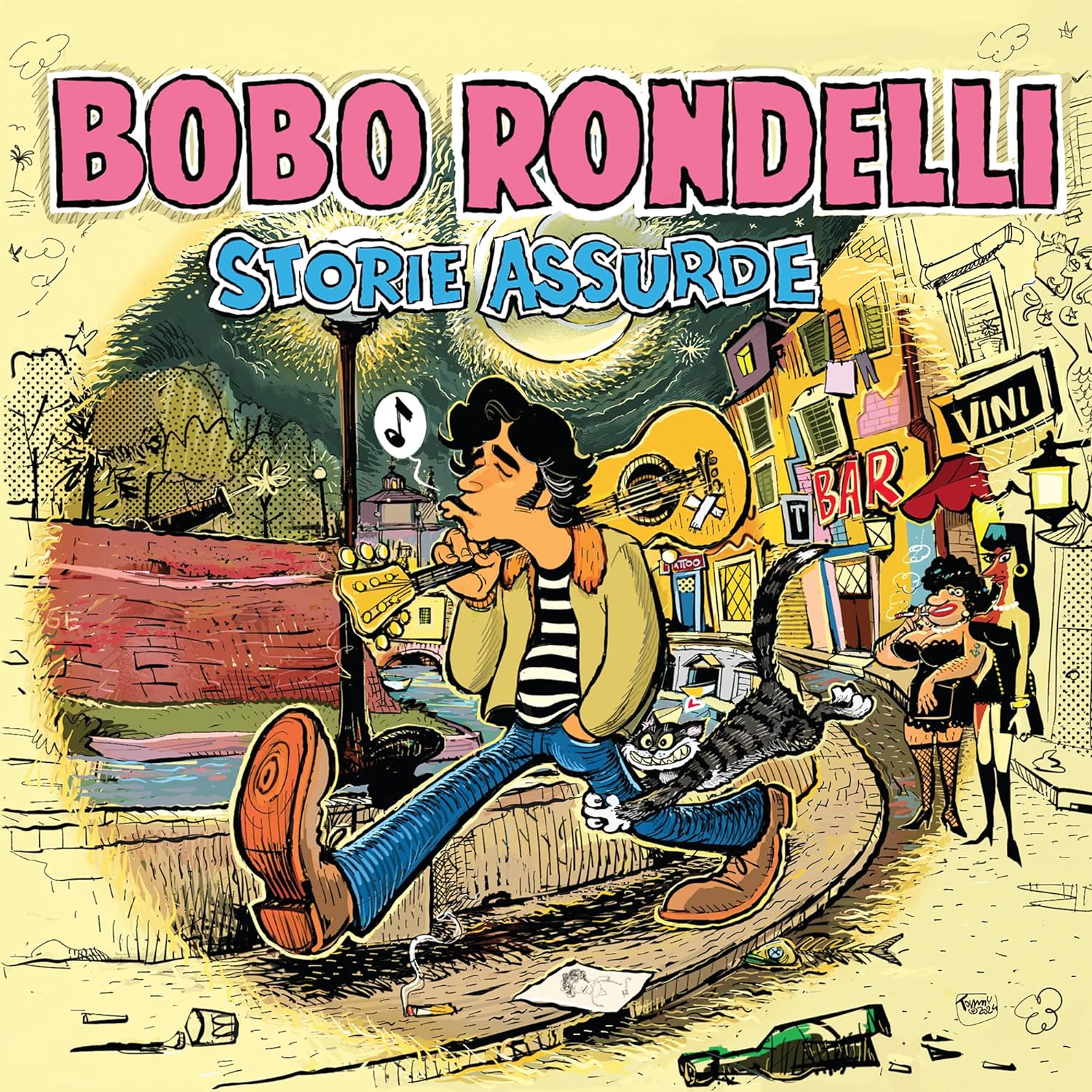 Copertina Vinile 33 giri Storie Assurde di Bobo Rondelli